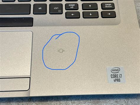 nfc on laptop touchpad